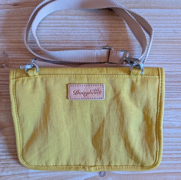 Doughnut Montana Water Repellent Backpack in Mustard Yellow - Picture 9 of 15